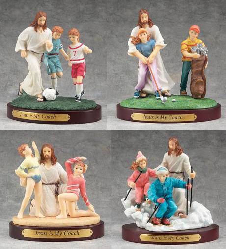 "Laissez venir à moi les petits enfants, Jesus is my coach !"