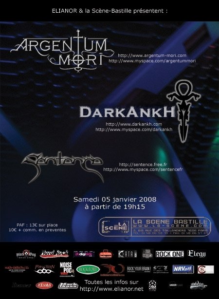 DarkAnkh en concert le 5 janvier à la Scène Bastille